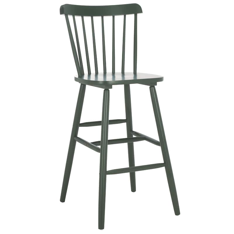 SAFAVIEH Aida 30-inch Spindle Farmhouse Bar Stool (Set of 2) - 19.9" x 19.8" x 38" - 20"W x 20"D x 43"H
