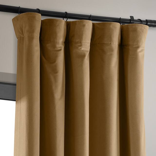 Exclusive Fabrics Signature Velvet Blackout Curtain (1 Panel)