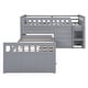 preview thumbnail 23 of 52, Space Saving Twin Loft and Twin Platform Bed Grey