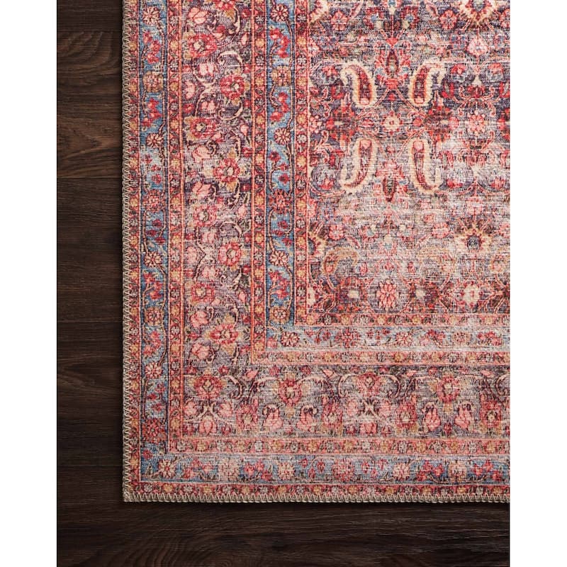 Alexander Home Tremezzina Printed Botanical Boho Vintage Rug