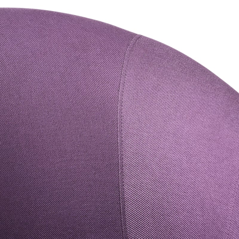 Plum Modern 27" Upholstered Arm Chair with Rubber Wood Legs for Living Room