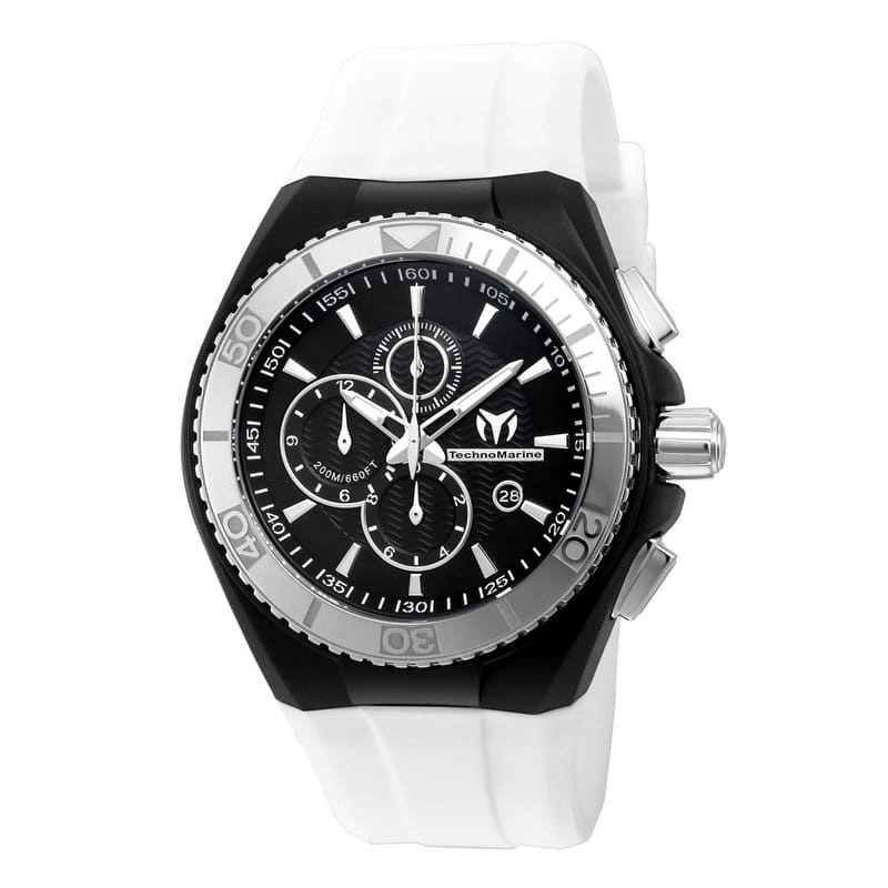 Technomarine Men's TM-115042 Cruise Quartz Chronograph Black Dial Watch