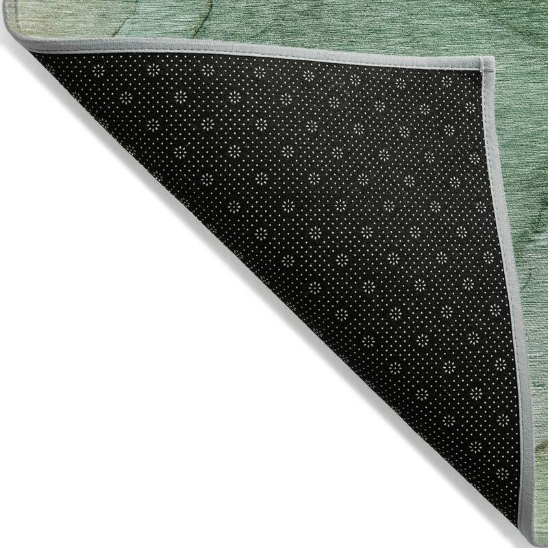 Machine Washable Indoor/ Outdoor Chantille Contemporary Abstract Rug