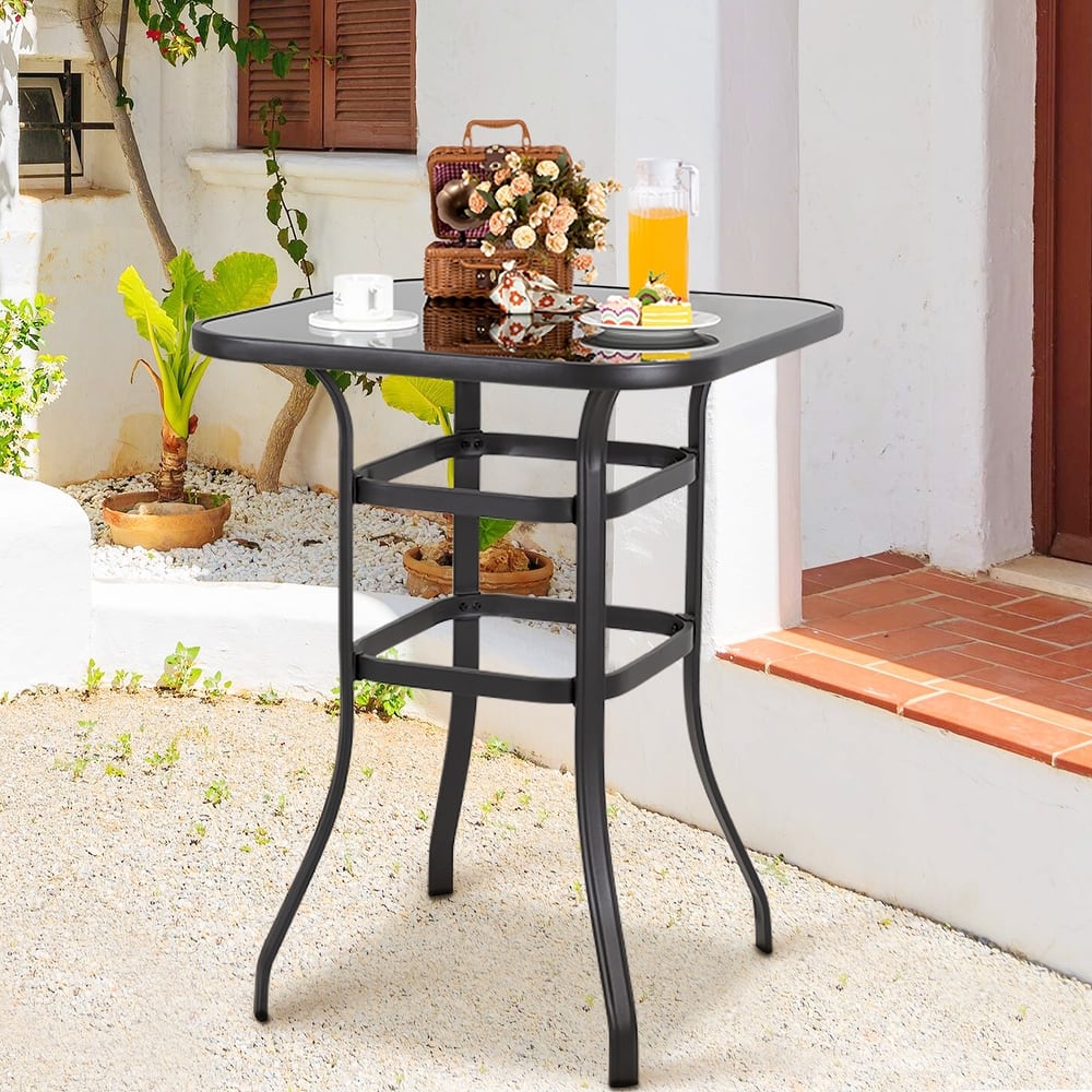 Futzca Patio Swivel Bar Bistro Set or Swivel Bar Stools