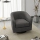 preview thumbnail 95 of 122, UIXE 360° Swivel Barrel Accent Chair Armchair For Living Room