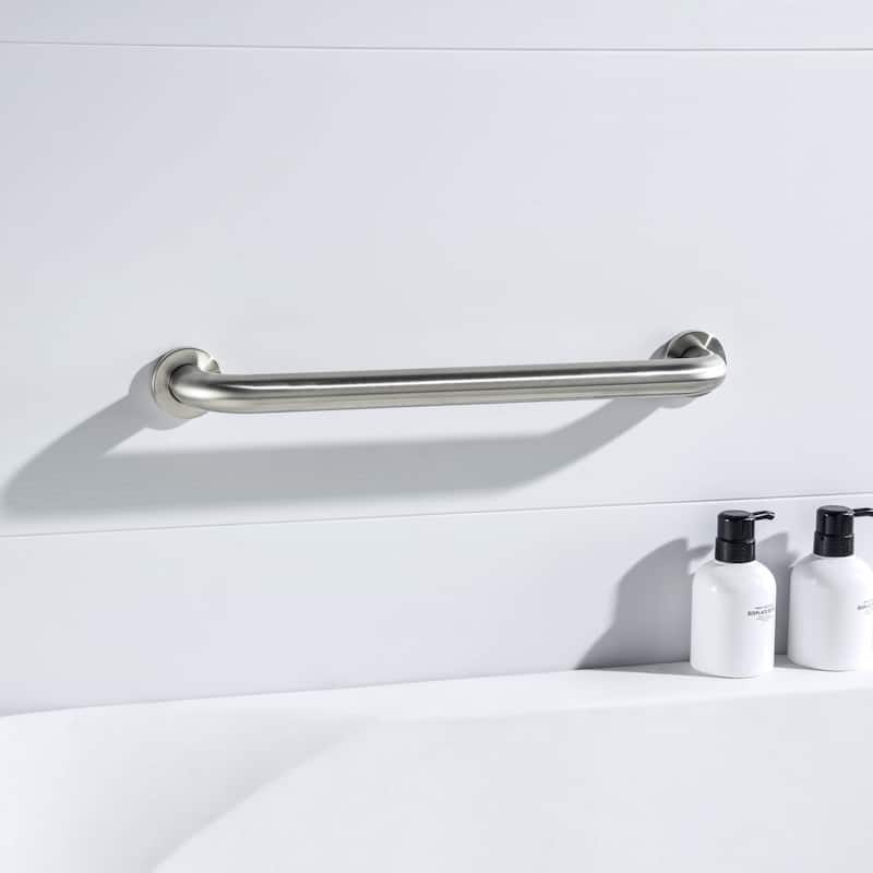 Bathroom Safety 18-Inch Length Stainless Steel Shower Grab Bar with Concealed Screws