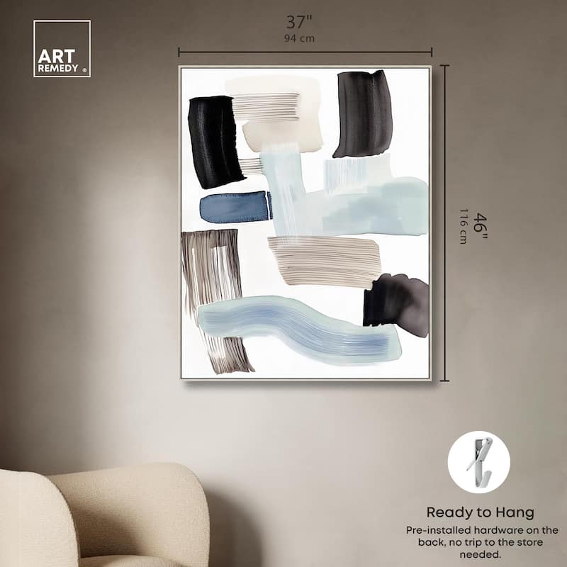 Abstract Order Canvas by Art Remedy