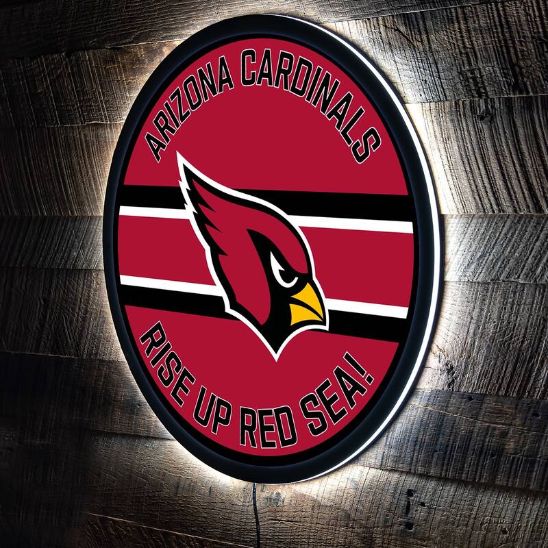 Arizona Cardinals LED Lighted Sign - Cherry