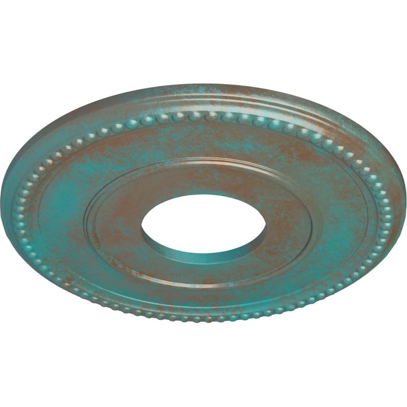 12 1/2"OD x 3 7/8"ID x 3/4"P Bradford Ceiling Medallion