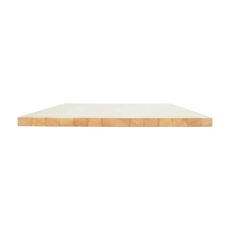 Commercial Solid Wood Tabletop with Support Bars for Indoor Use