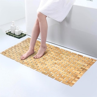 Natural Bamboo Bath Mat