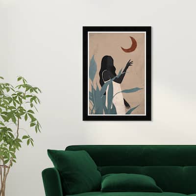 Wynwood Studio Prints Fashion and Glam Early Moonshine Brown and Tan Modern & Contemporary Wall Art Canvas Print