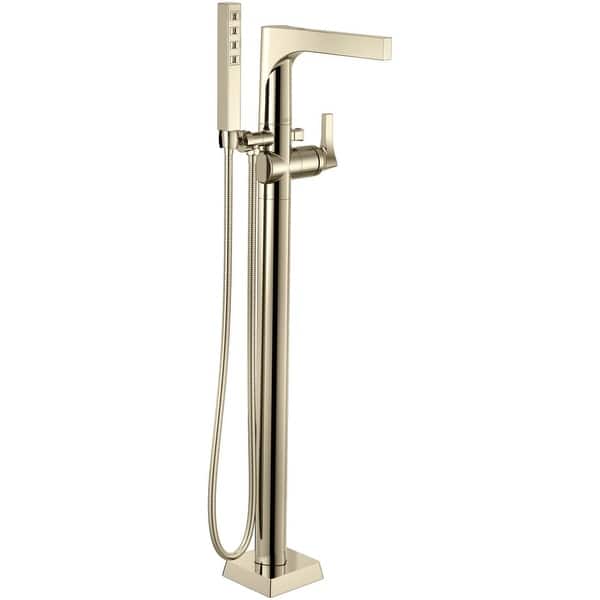 Shop Delta T4774 Fl Zura Floor Mounted Tub Filler With H2okinetic Overstock 17032186