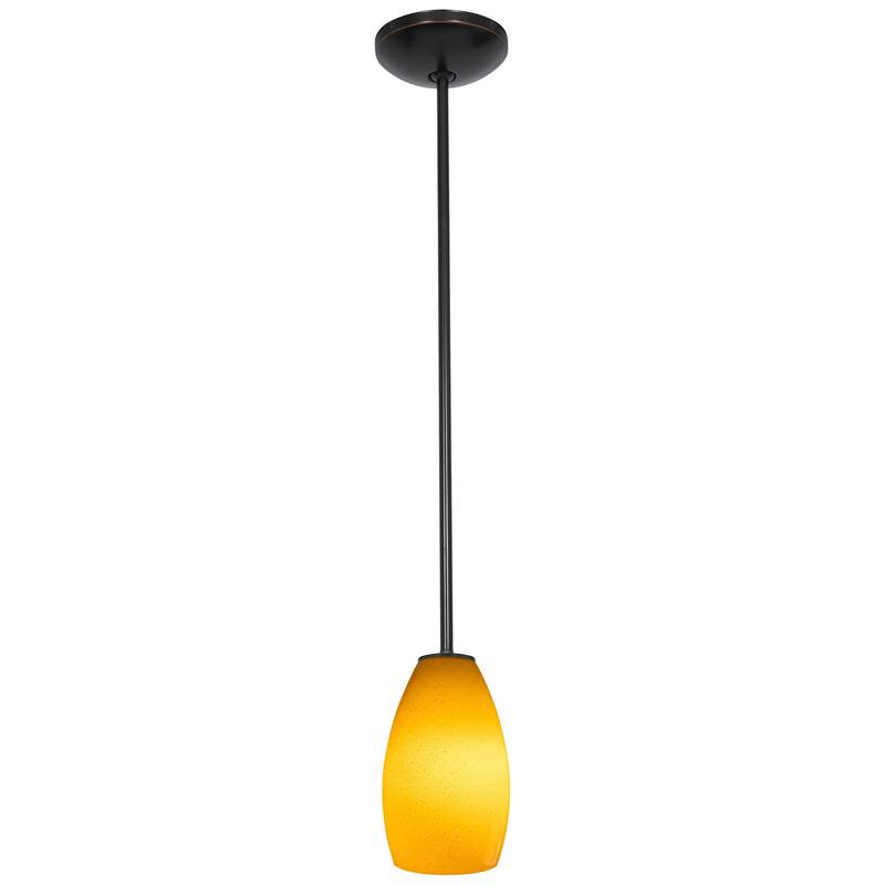 Access Lighting Champagne 1 Light LED Pendant - 5" Wide with Maya
