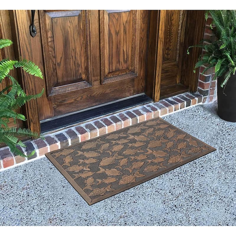 A1HC Rubber Pin Welcome Door Mats, Hand Finished, Non-Slip Backing Rubber, Heavy Duty Floormats