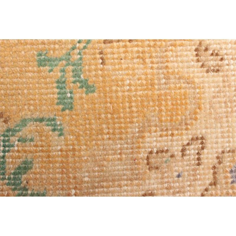 ECARPETGALLERY Hand-knotted Antalya Vintage Beige Wool Rug - 3'1 x 4'9