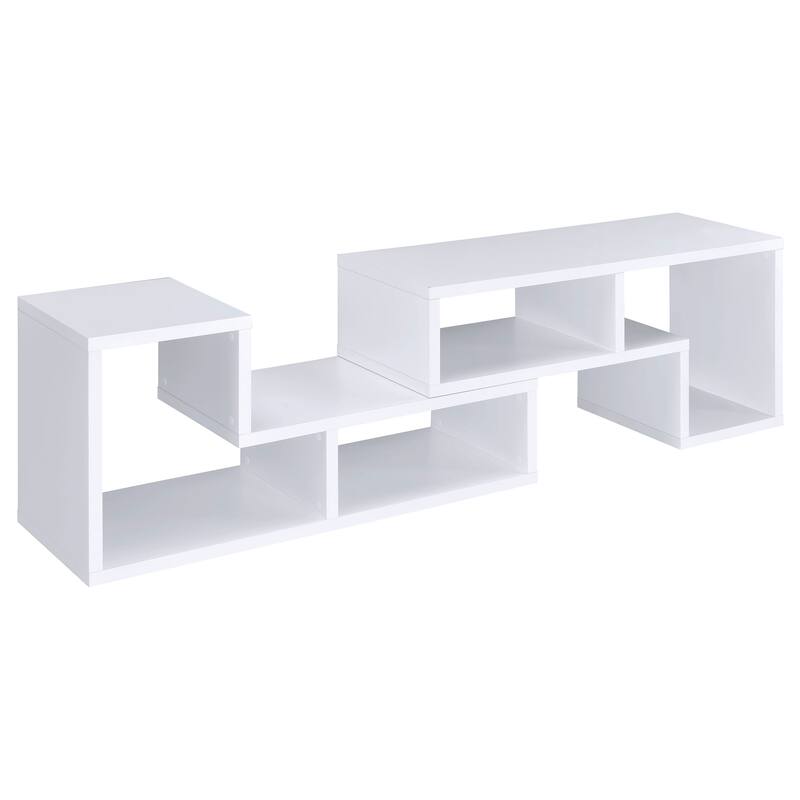 Velma Multipurpose TV Stand and Bookshelf Cappuccino - 47.25" x 15.25" x 22.00"
