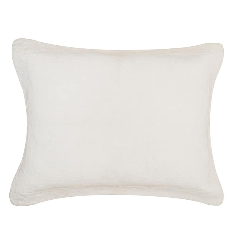 Jacqueline Matelasse Quilt (Quilt or Sham Separate) - Off-white - Standard Sham