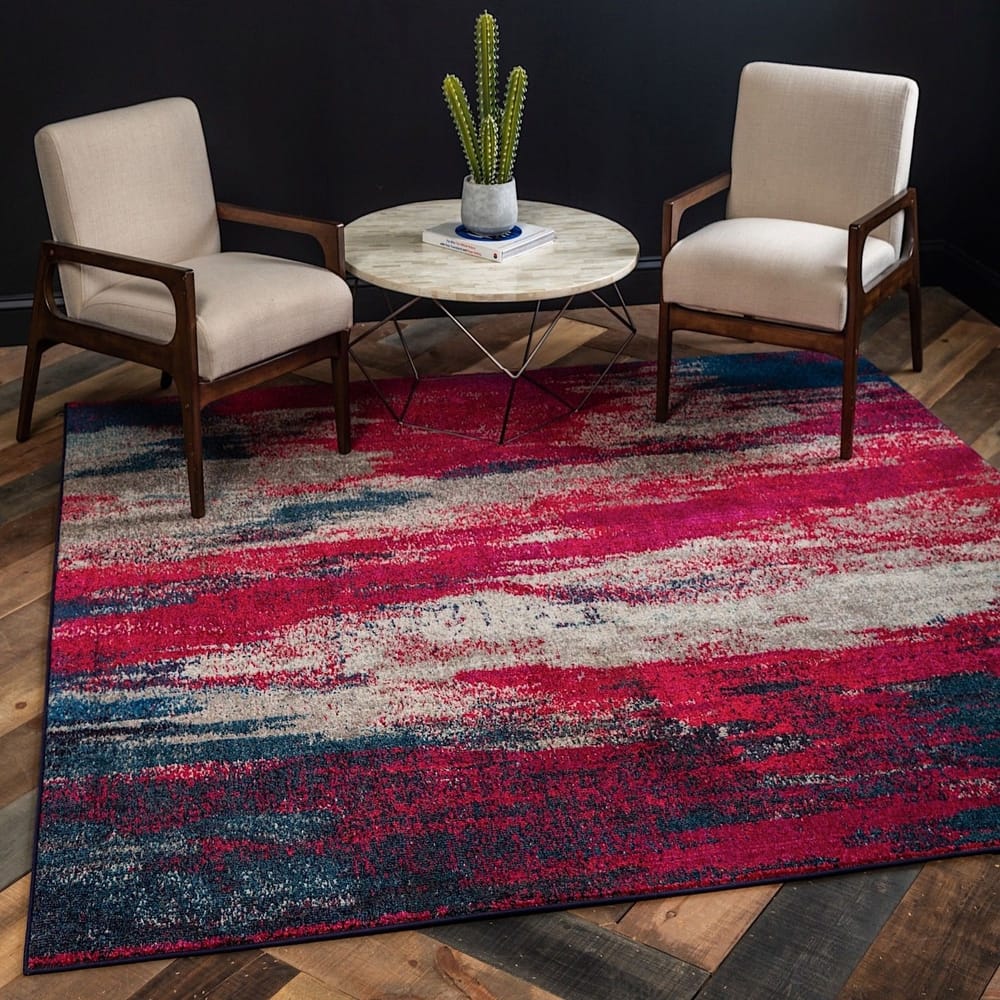 Contemporary Zhale Collection Area Rug