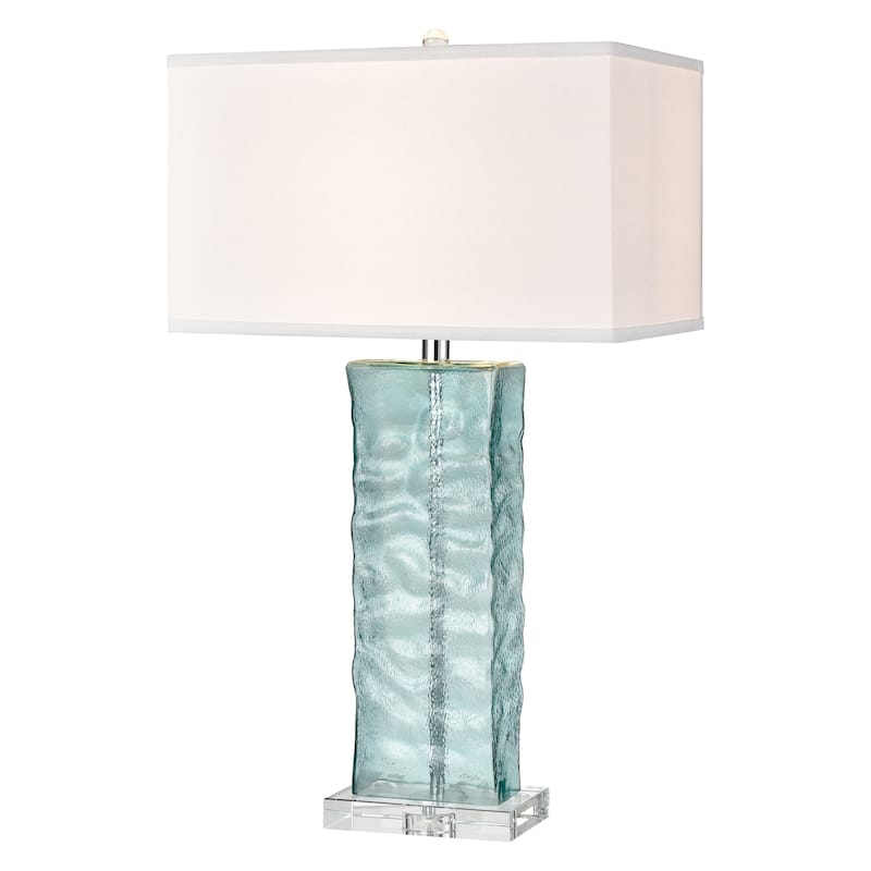 Elk Home Arendell Light Blue With White Shade 1 Light Table Lamp