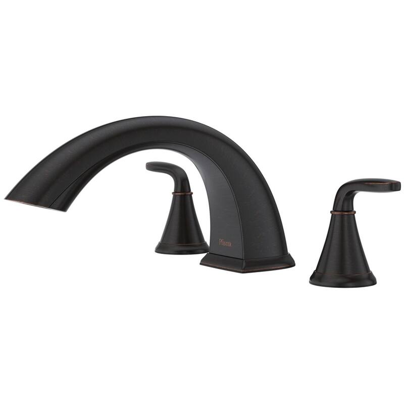 Pfister RT6-5WF Winfield Deck Mounted Roman Tub Filler - Tuscan Bronze