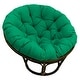 preview thumbnail 23 of 22, 52-inch Solid Twill Papasan Cushion (Cushion Only)