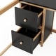 preview thumbnail 6 of 24, Full Size Metal Loft Bed with Desk, Drawers and Bedside Tray, Charging Station, USB and Socket