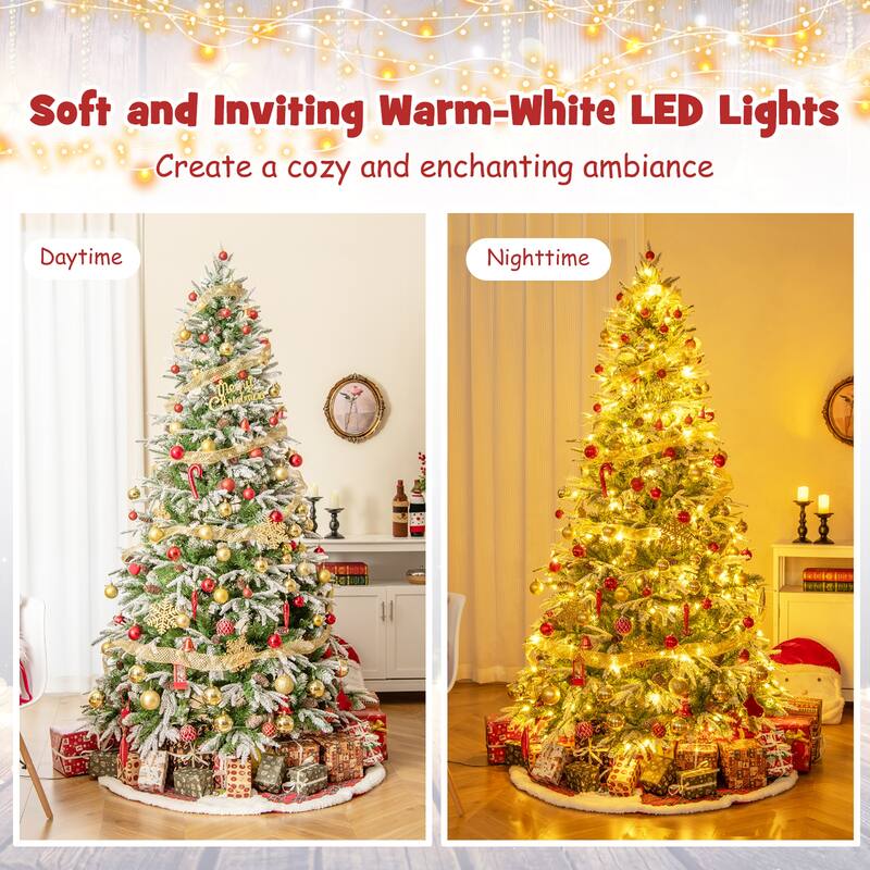 Gymax 6/7.5/9 ft Artificial Christmas Tree w/ 765/1135/1871 Branch - See Details