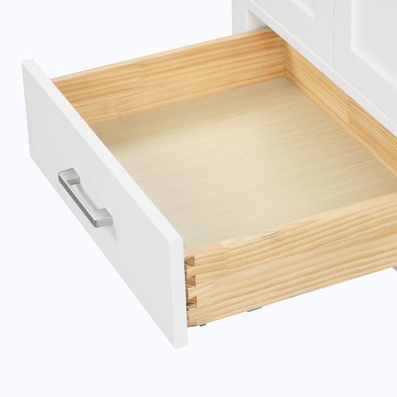 Blossom Geneva 24" Solid Wood Vanity w/ Marble Top, Sink & Mirror