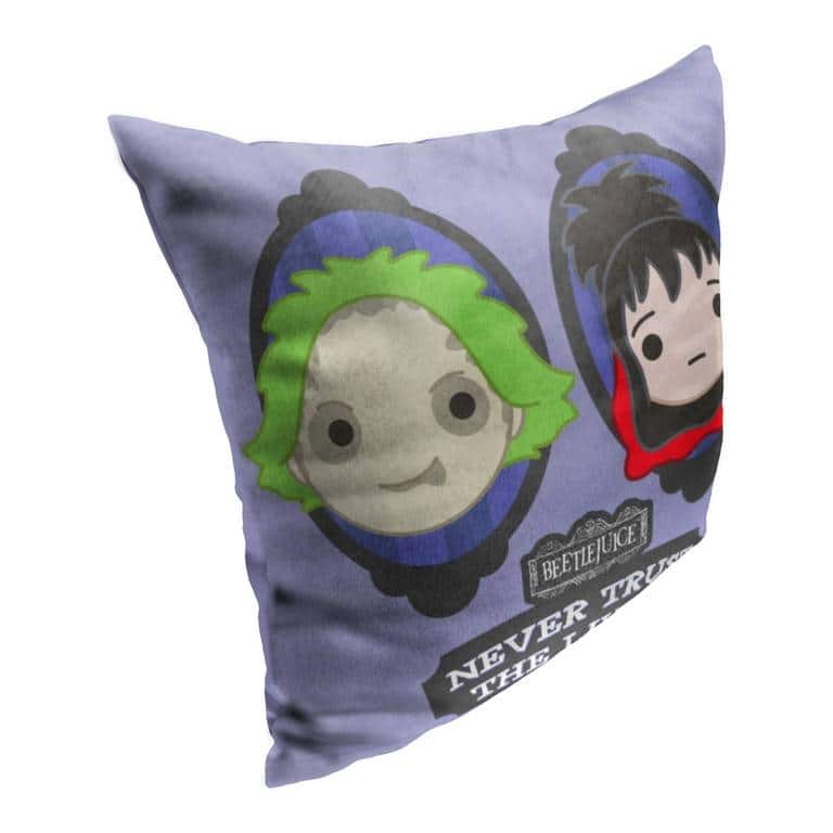Warner Brothers Beetlejuice 18 Inch Throw Pillow