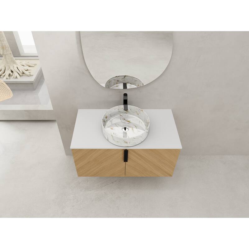 6 Piece Wooden Dining Table Set, Wooden Dining Table with 4 Upholstered Chairs and Bench for 6 People