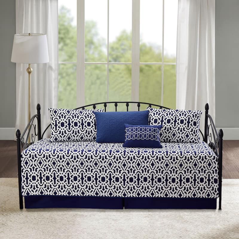 Serenta 6 Piece Cotton Blend Daybed Bedspread Coverlet Set - 75" x 39" - Montegomery