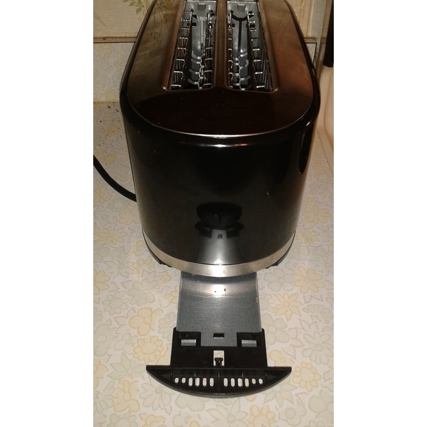 KitchenAid 4-Slice Long Slot Toaster with High Lift Lever, Onyx Black