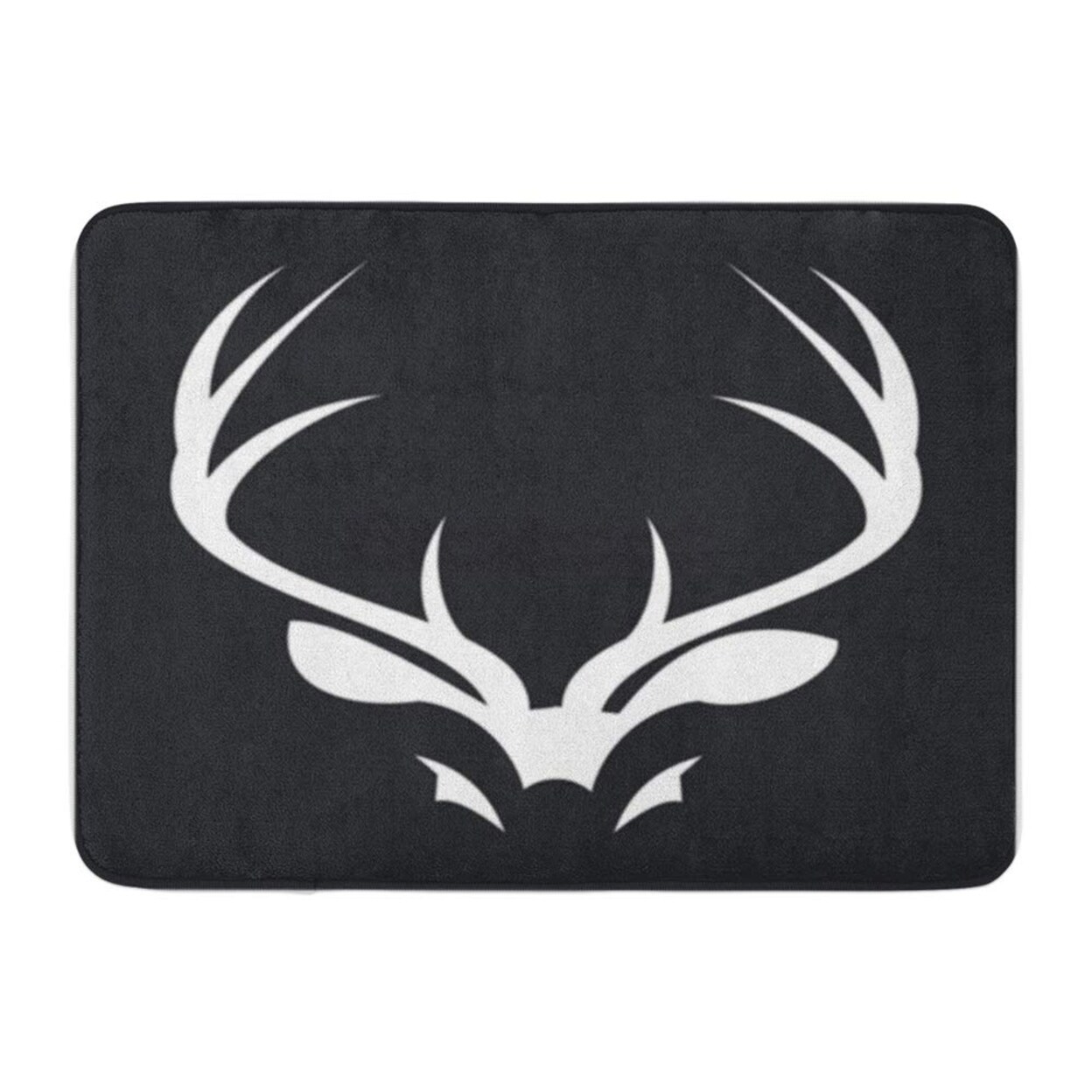 Shop Deer Antler In Antelope Canyon Black Doormat Floor Rug Bath Mat 30x18 Inch Multi On Sale Overstock 31781025