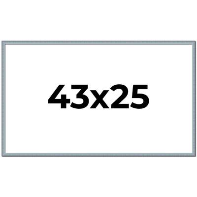 43x25 Frame Rustic Sky Blue Solid Wood Picture Frame | 0.75 Inch