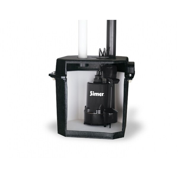 Simer 2925b Self Contained Sump Laundry Sink Pump System