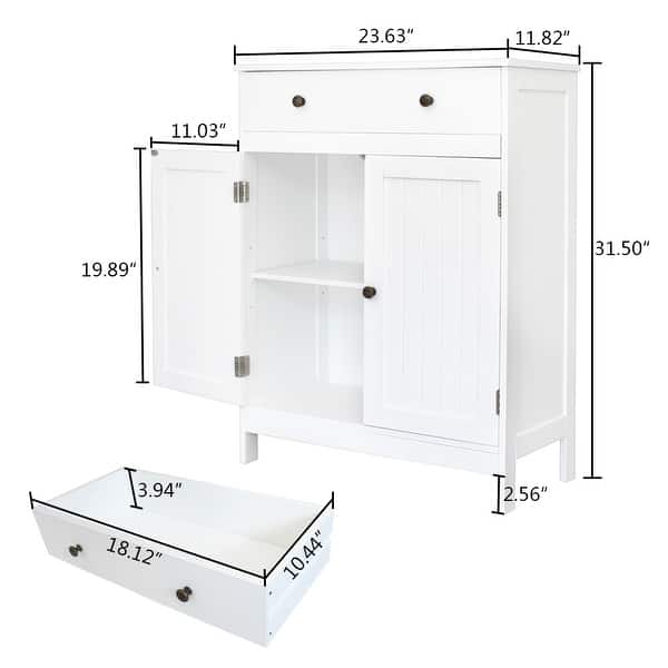 FCH Bathroom Freestanding Double Door Storage On Sale Bed
