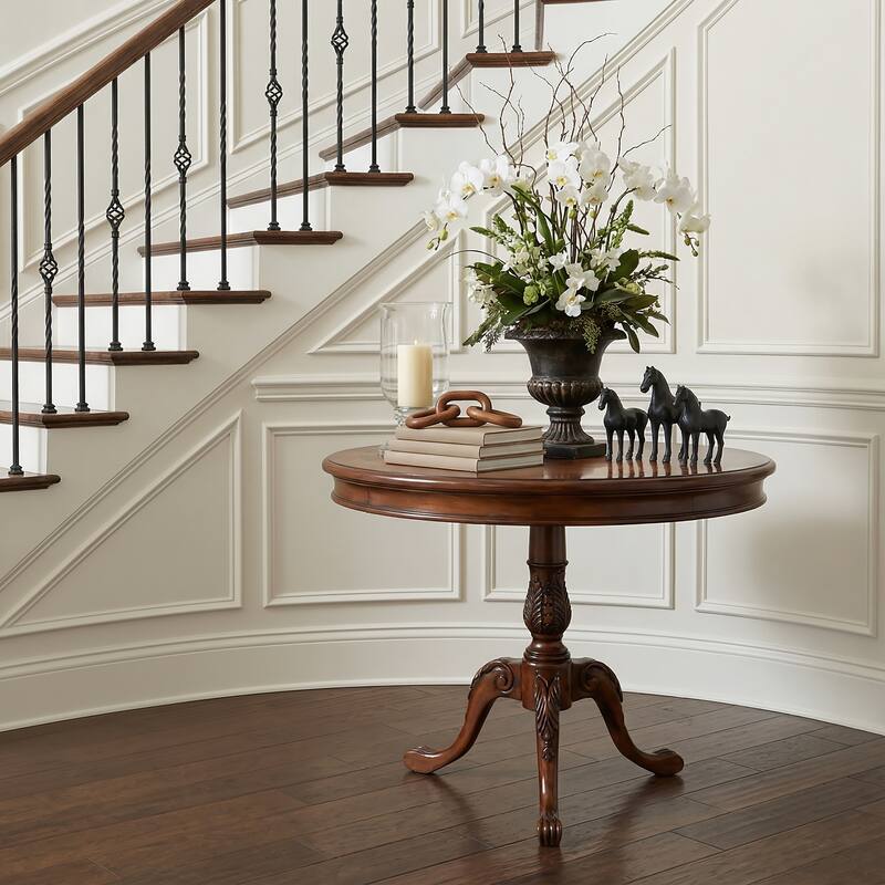 Matched Wood Table, Wood Burl Finish