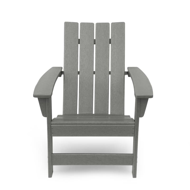 Encino Resin Outdoor Adirondack Chairs and 50,000 BTU Circular Propane Fire Pit by Christopher Knight Home