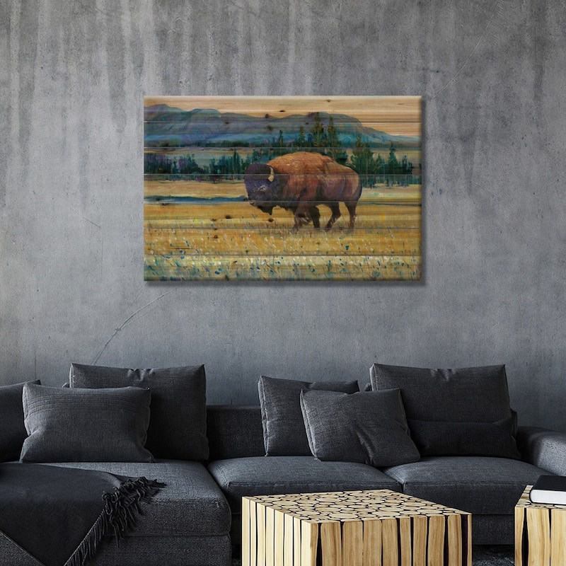 Animals of the West II Print On Wood by Tim OToole - Multi-Color