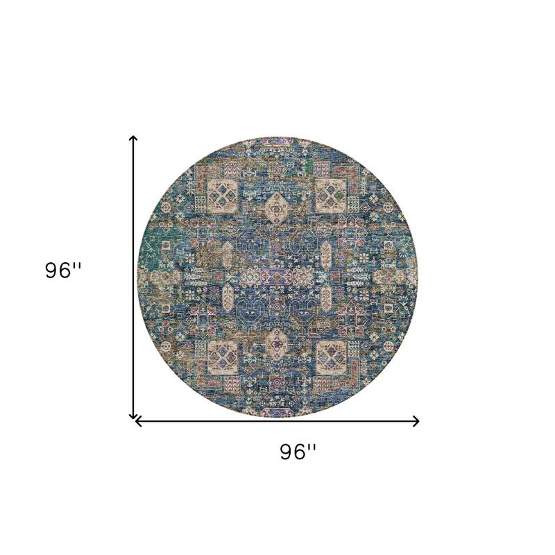 HomeRoots Oriental Transitional Rectangle Outdoor Rug