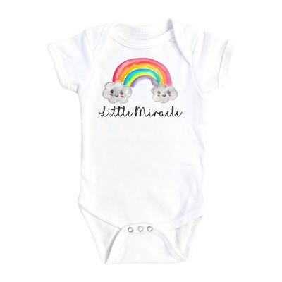 Rainbow Miracle - Baby Boy Girl Clothes Infant Bodysuit Funny Cute Newborn