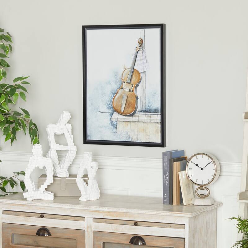 Brown Polystone Traditional Framed Wall Art