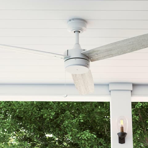 52" Prominence Home Journal Indoor/Outdoor Ceiling Fan, Bright White