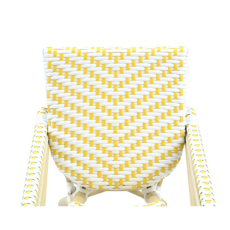 Contemporary Aluminum 3-piece Kid's Patio Outdoor Table and Chair Set by Furniture of America