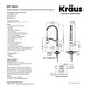 preview thumbnail 11 of 30, Kraus Sellette Commercial 2-Function Pulldown Kitchen Faucet