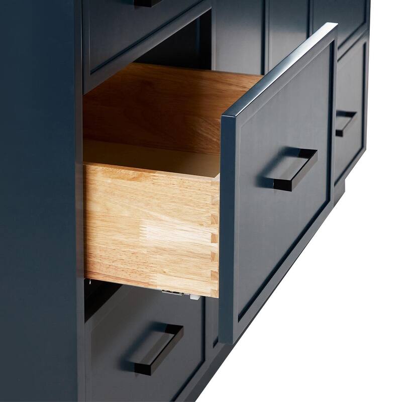 Ariel K67DWQOVO Kelly 67" Free Standing Double Oval Basin Vanity Set