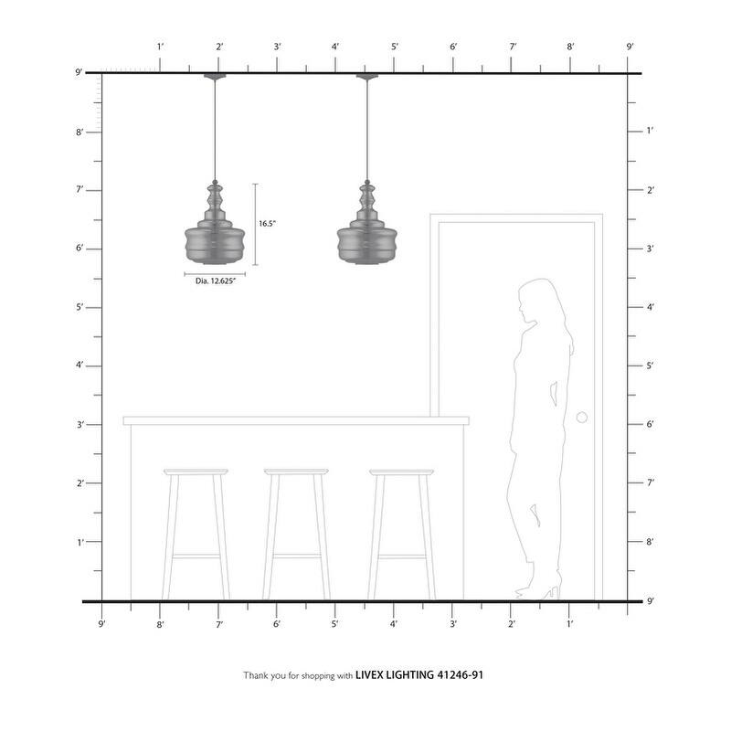 Livex Lighting 1-light Mini Pendant, 41239, 41225, 41246