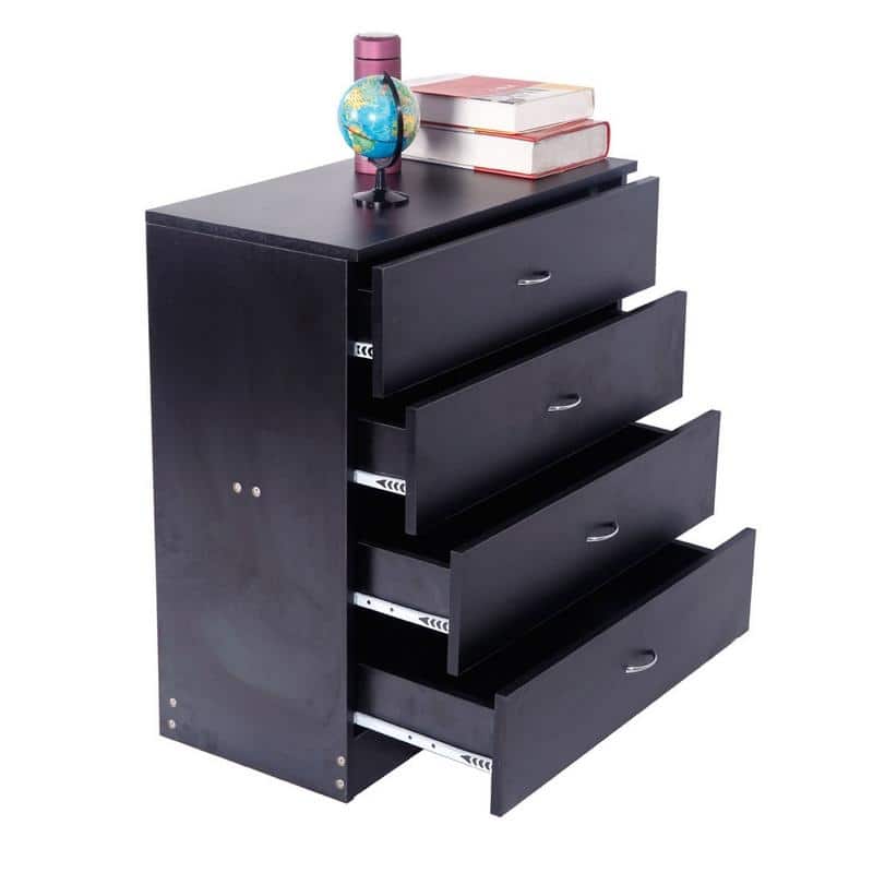 3/4 Drawers Dresser Wood Chest Cabinet