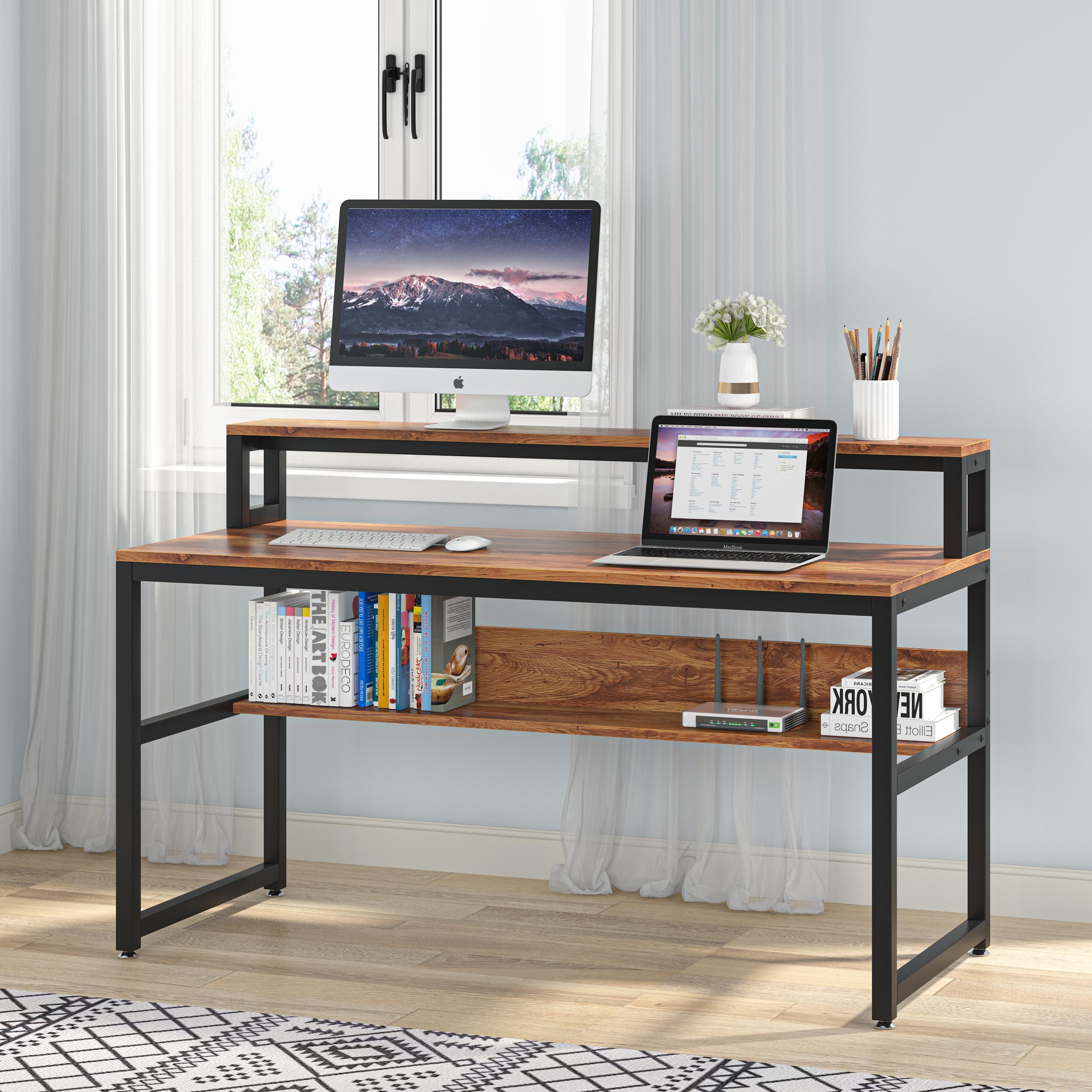 https://ak1.ostkcdn.com/images/products/is/images/direct/951d20b490d6747701884955339aaa2fff88afc3/55%27%27-Computer-Desk-with-Monitor-Stand%2C-Office-Desk-Writing-Desk-with-Shelf.jpg